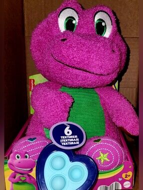 NWT Fisher-Price Barneys World Sensory Barney Plush 2+